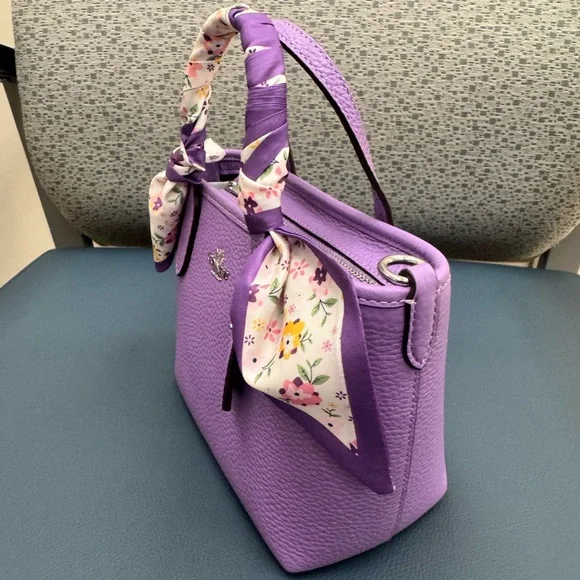 NWT - Coach - Mini City Tote - Color: Iris - Picture 2 of 7